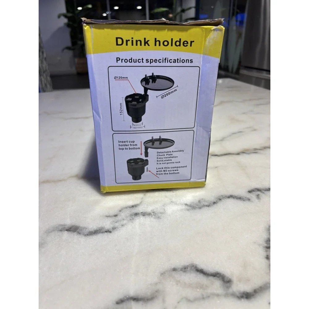 Brand new Multifunctional car cup holder expander with an integrated table tray